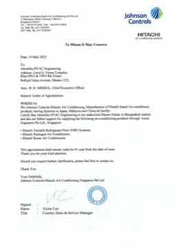 Low-resolution preview of Hitachi Air Conditioning distribution authorization credential